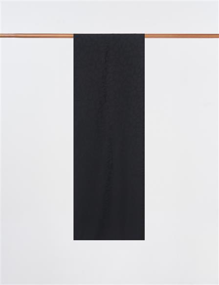 Abstract Pattern Bamboo Scarf Black