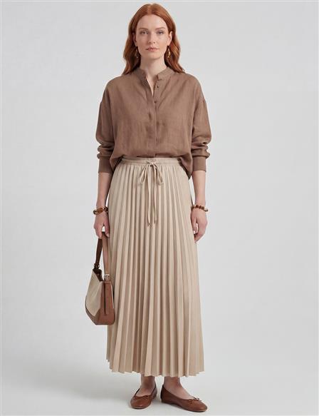 Pleated Skirt Stone