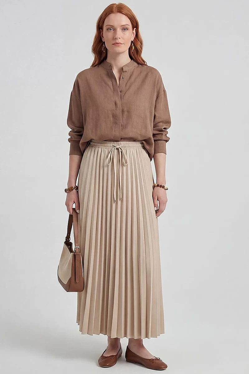 Pleated Skirt Stone