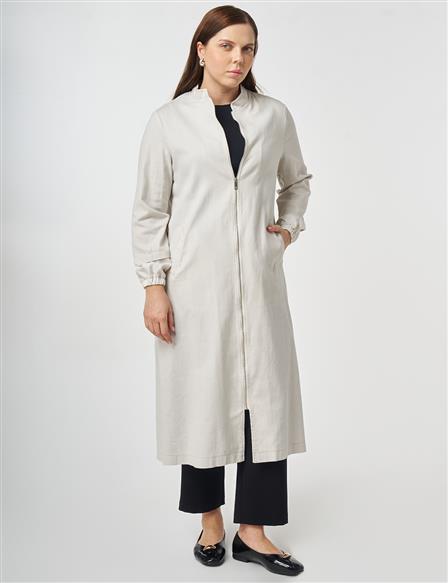 Hakim Yaka Non Denim Kap Gri