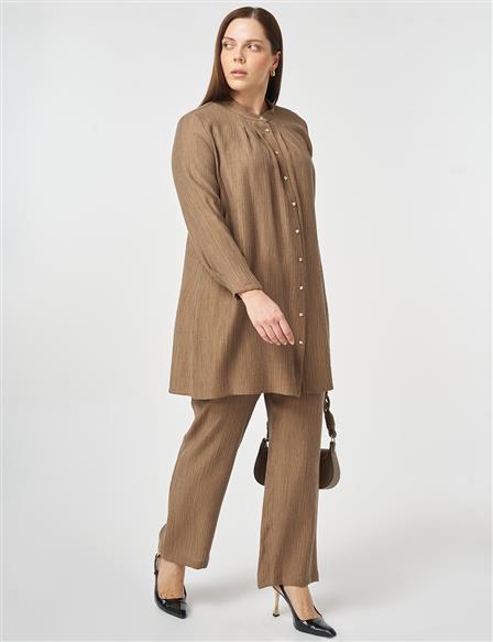 Lyocell Two-Piece Set Dark Olive