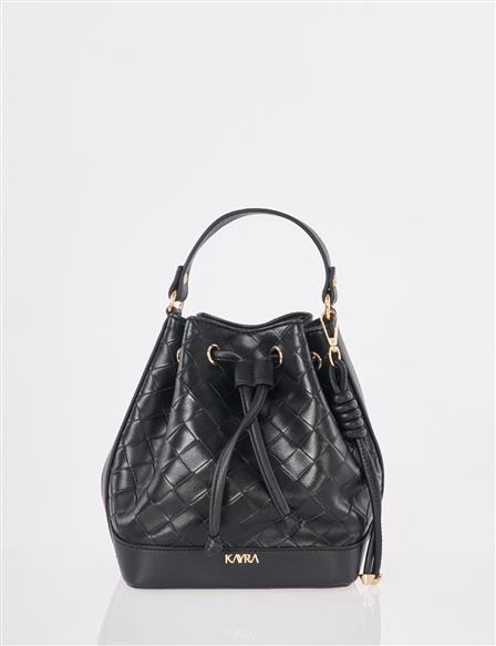 Büzgülü Çanta Siyah