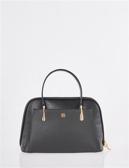 Klasik El Çantası Siyah