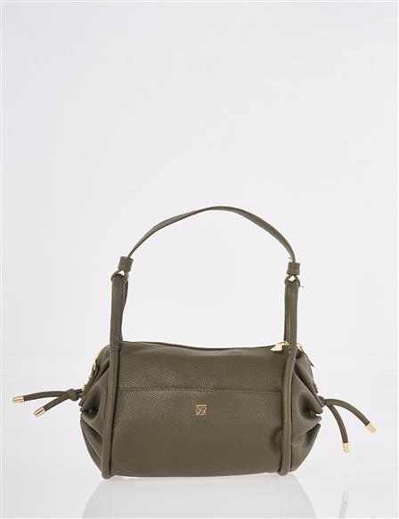 Düğüm Saplı Hobo Çanta Haki