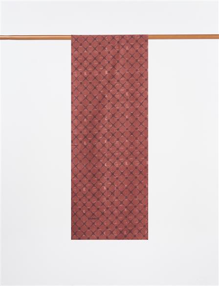 Monogram Patterned Shawl Brown