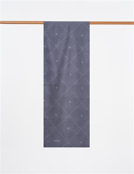 Signature Figurine Monogram Shawl Smoke