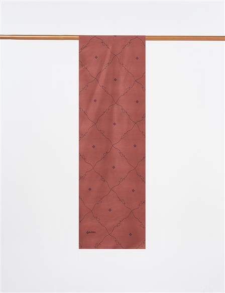 Signature Figurine Monogram Shawl Brown