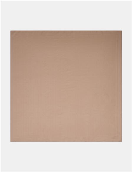 Monogram Patterned Scarf Mink