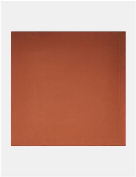 Monogram Patterned Scarf Cinnamon