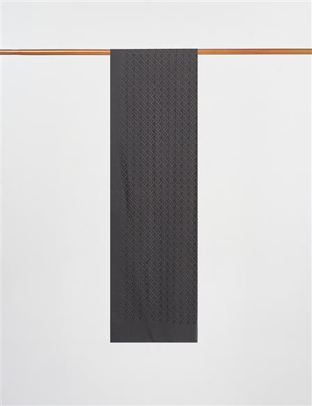 Patterned Lyocell Shawl Black