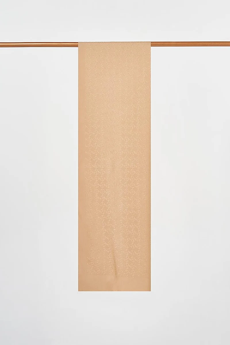 Logo-Detail Lyocell Shawl Beige