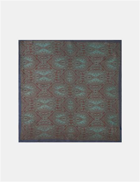 Spicy Brown Ethnic Pattern Scarf