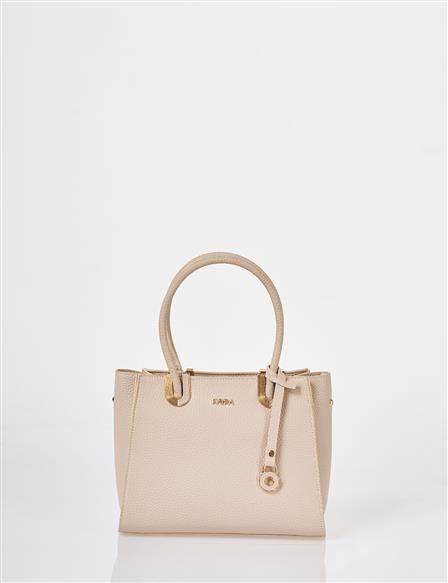 Faux Leather Tote Bag Stone