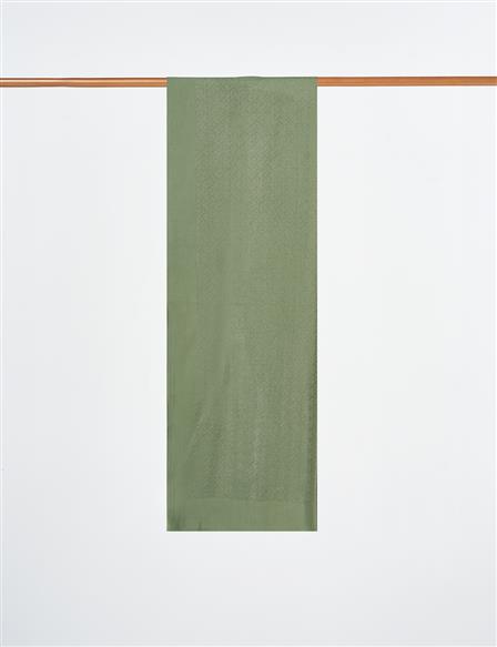 Patterned Lyocell Shawl Forest Green