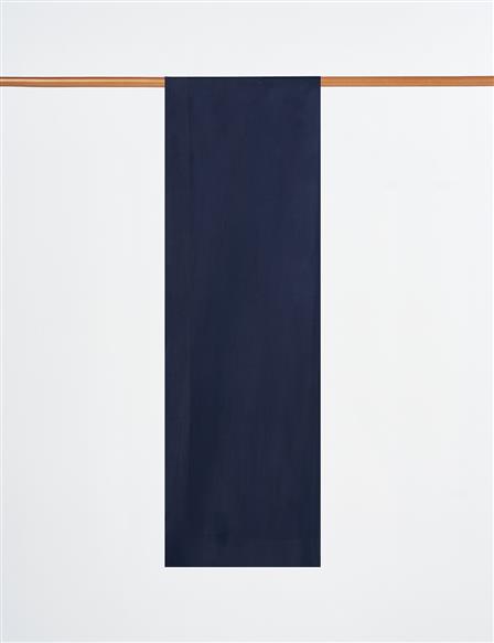 Viscose Blend Shawl Navy