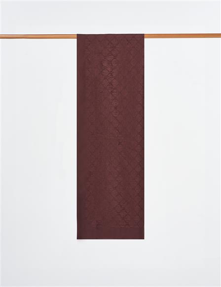 Patterned Cotton Shawl Brown