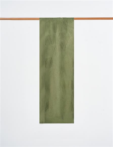 Brush Patterned Viscose Shawl Forest Green