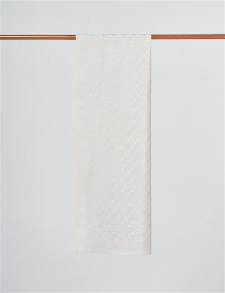 Logo Detailed Cotton Shawl Stone