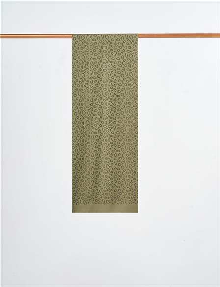 Leopard Pattern Shawl Forest Green