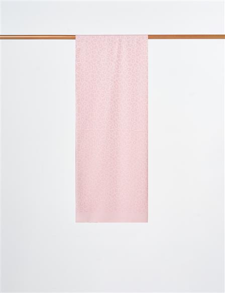 Leopard Pattern Shawl Powder Pink