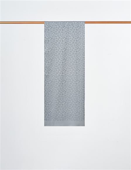 Leopard Pattern Shawl Gray