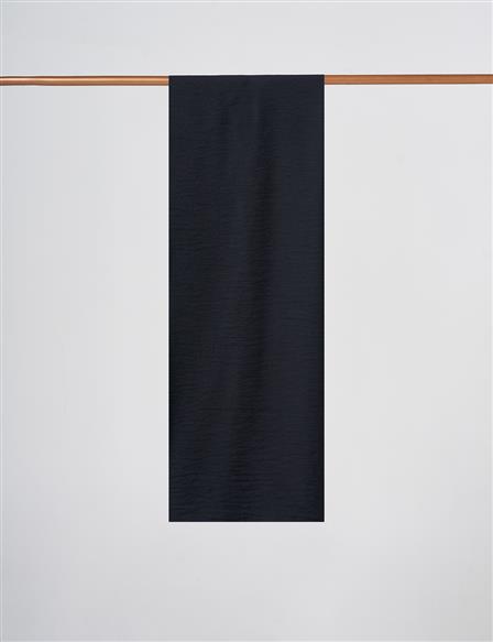 Glossy Viscose Shawl Black