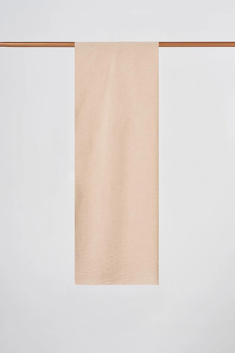 Floral Pattern Viscose Shawl Beige