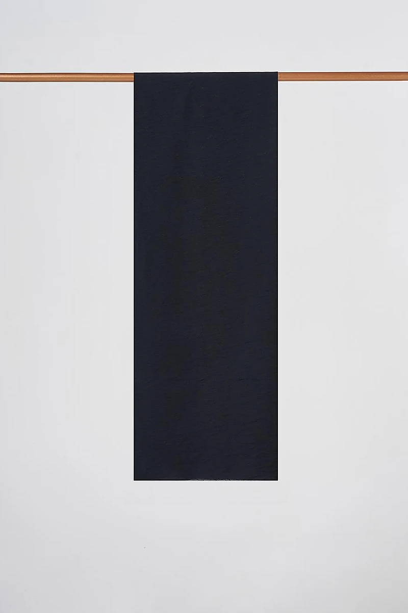 Floral Pattern Viscose Shawl Black