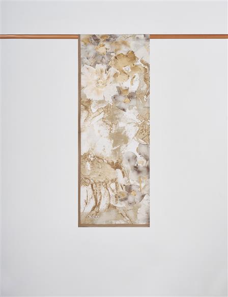 Watercolor Pattern Lyocell Shawl Earth Tone