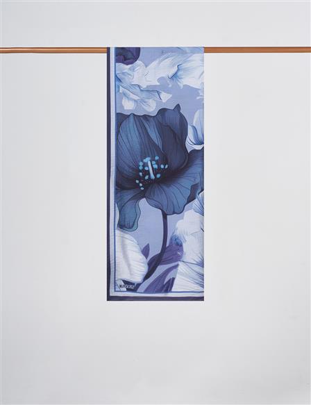 Floral Pattern Lyocell Shawl Kot