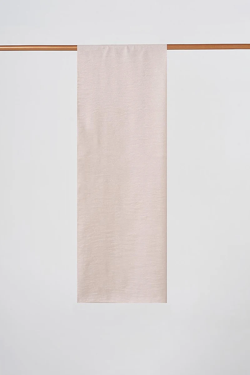 Glossy Striped Viscose Shawl Stone