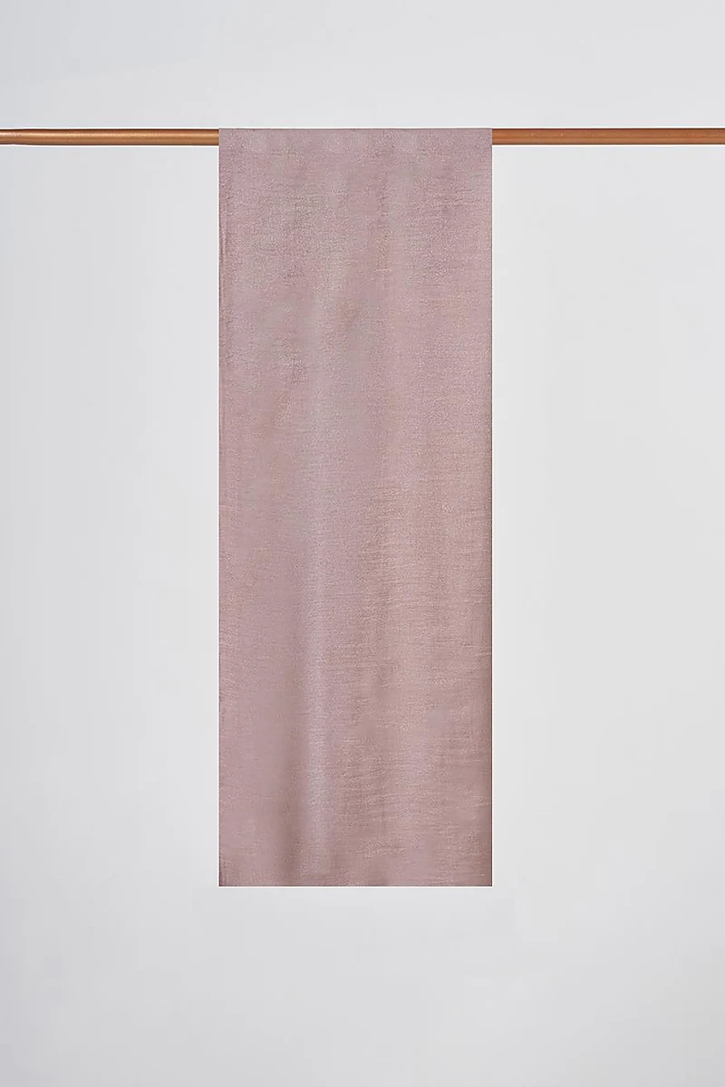 Glossy Striped Viscose Shawl Mink