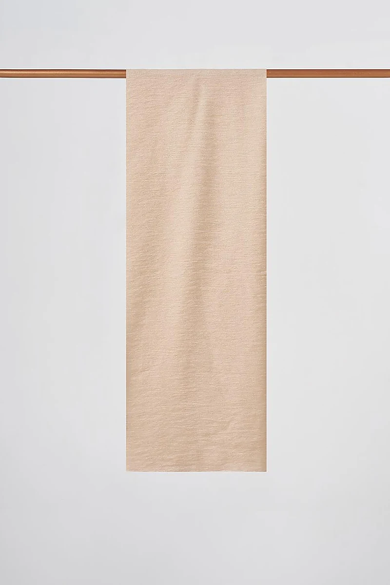 Glossy Viscose Shawl Beige