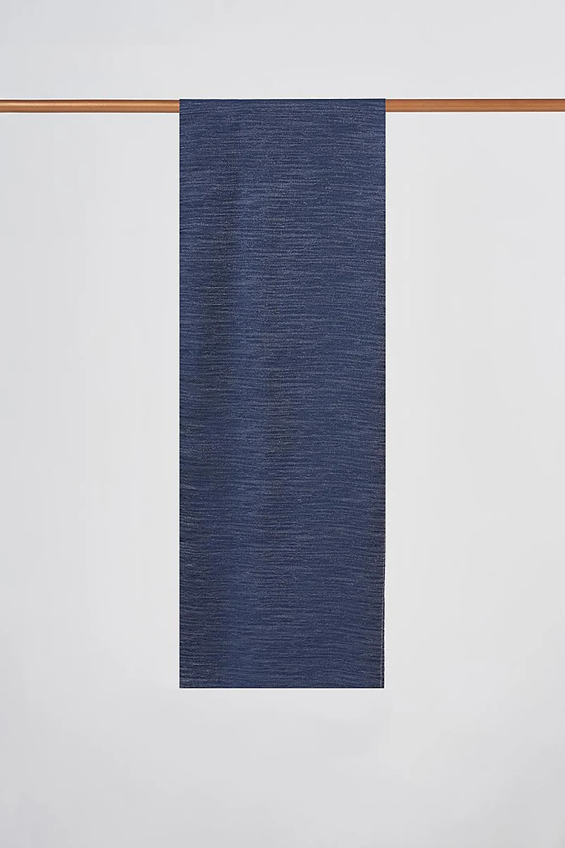 Glossy Viscose Shawl Navy