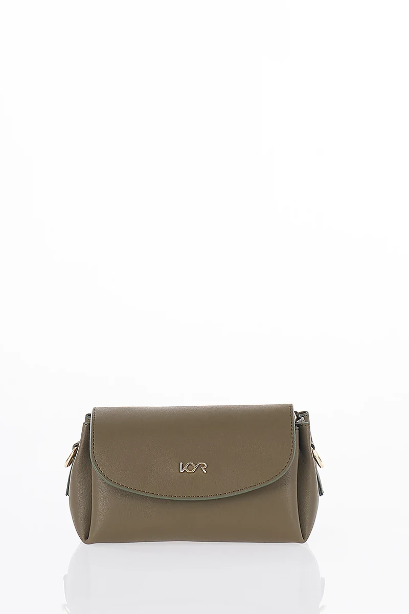 Flap Shoulder Bag Khaki