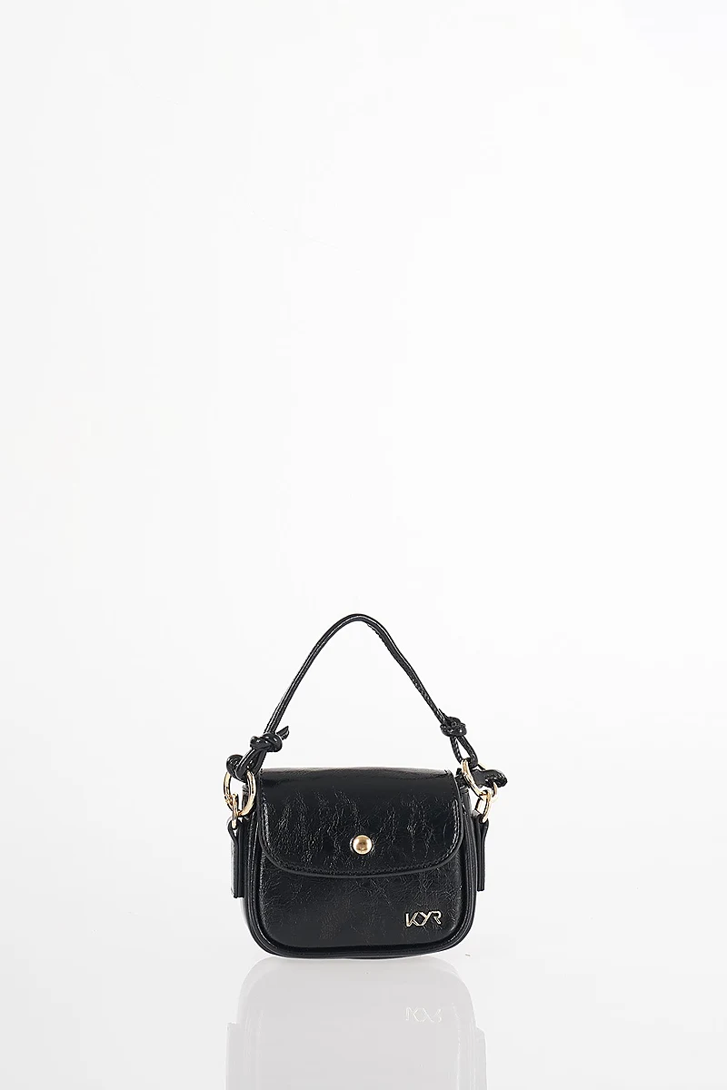 Flap Mini Bag Black