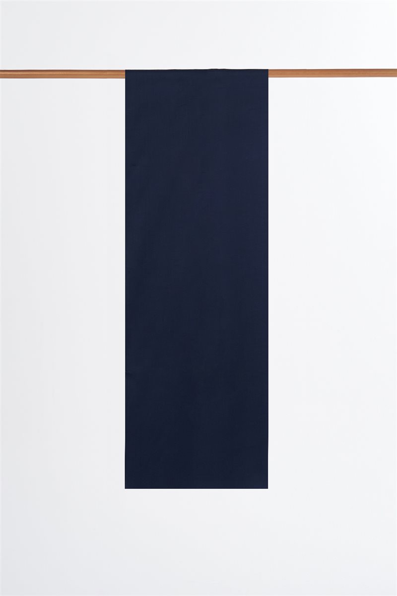 Plain Cotton Satin Shawl Navy