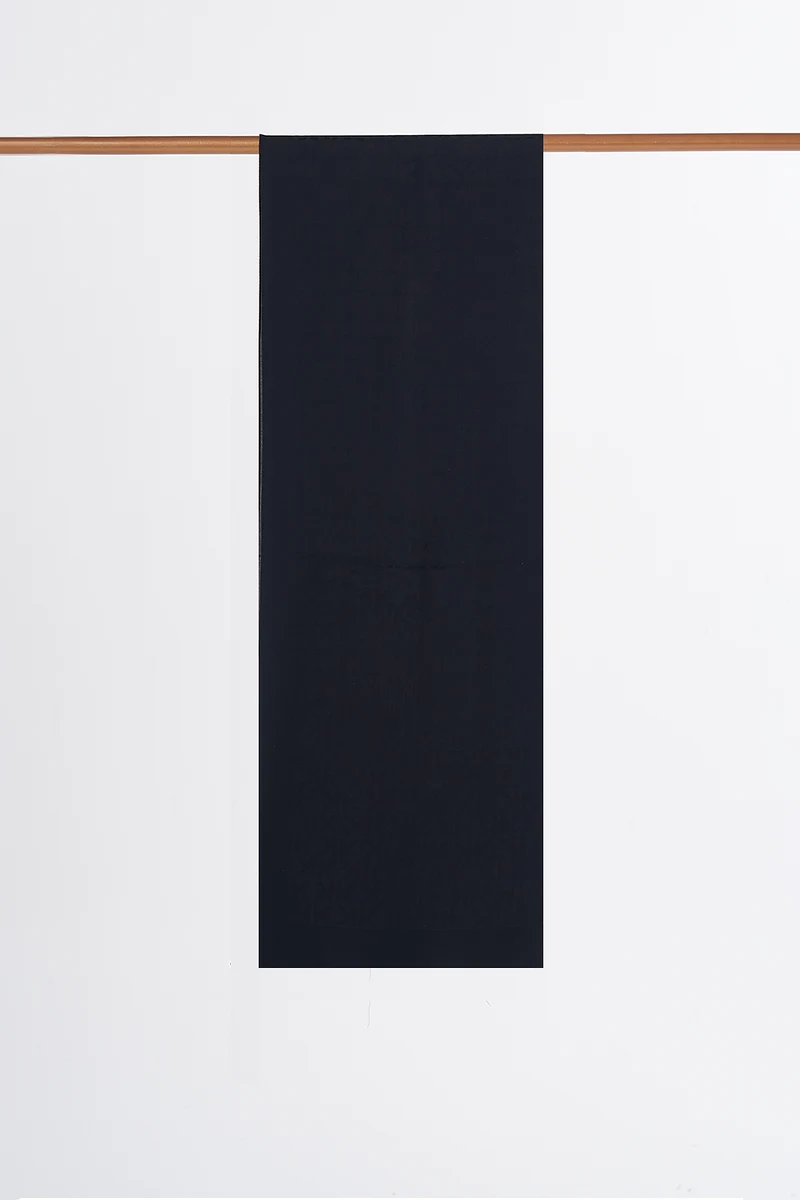 Logo-Print Modal Shawl Navy