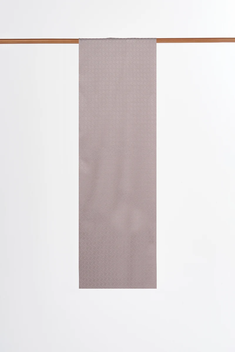 Monogram-Detail Cotton Satin Shawl Stone