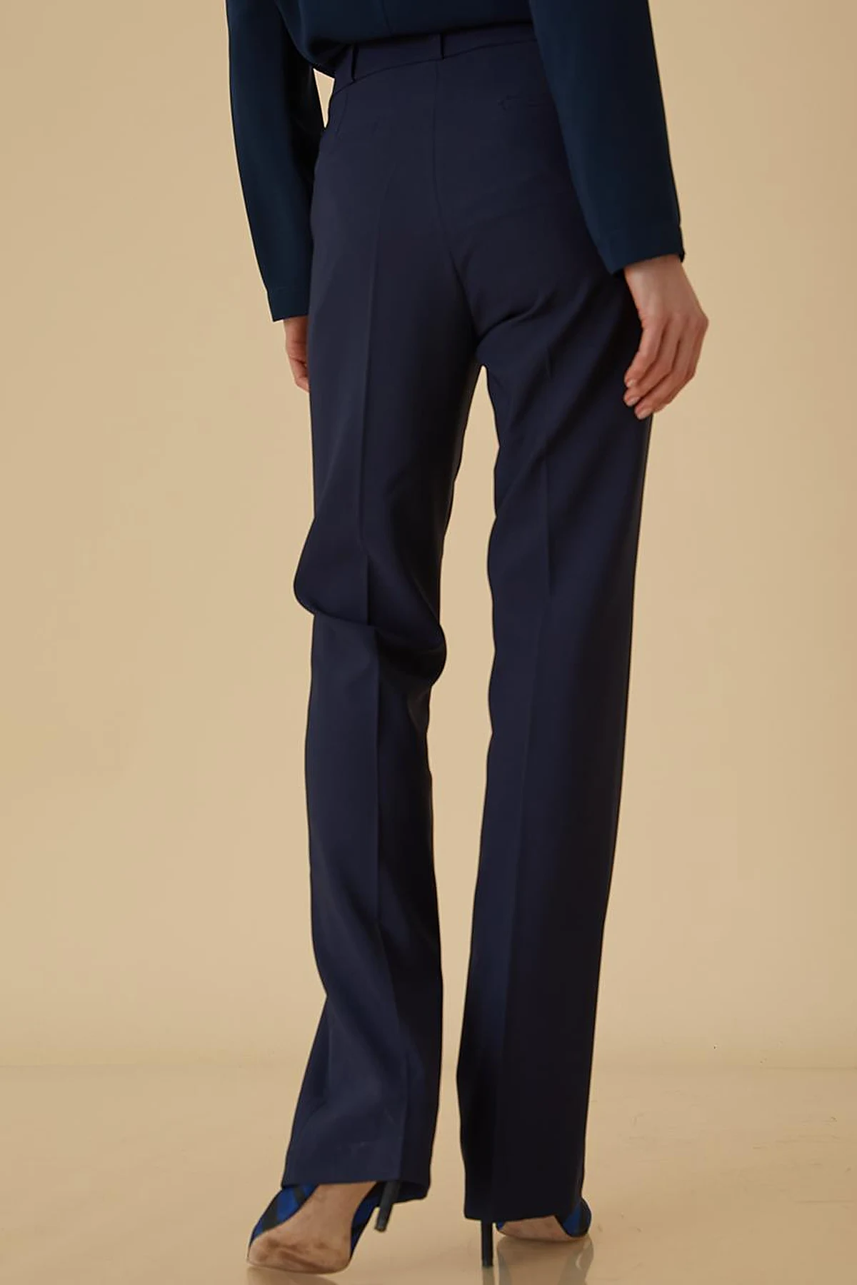Basic Boru Paça Pantolon Lacivert SZ 19502