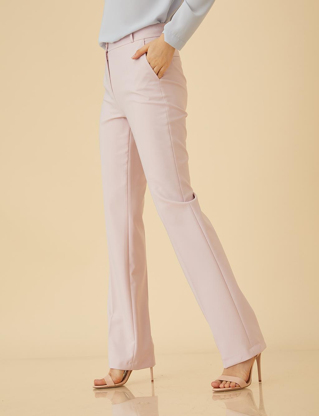 Basic Straight Cut Pants SZ-19502 Powder