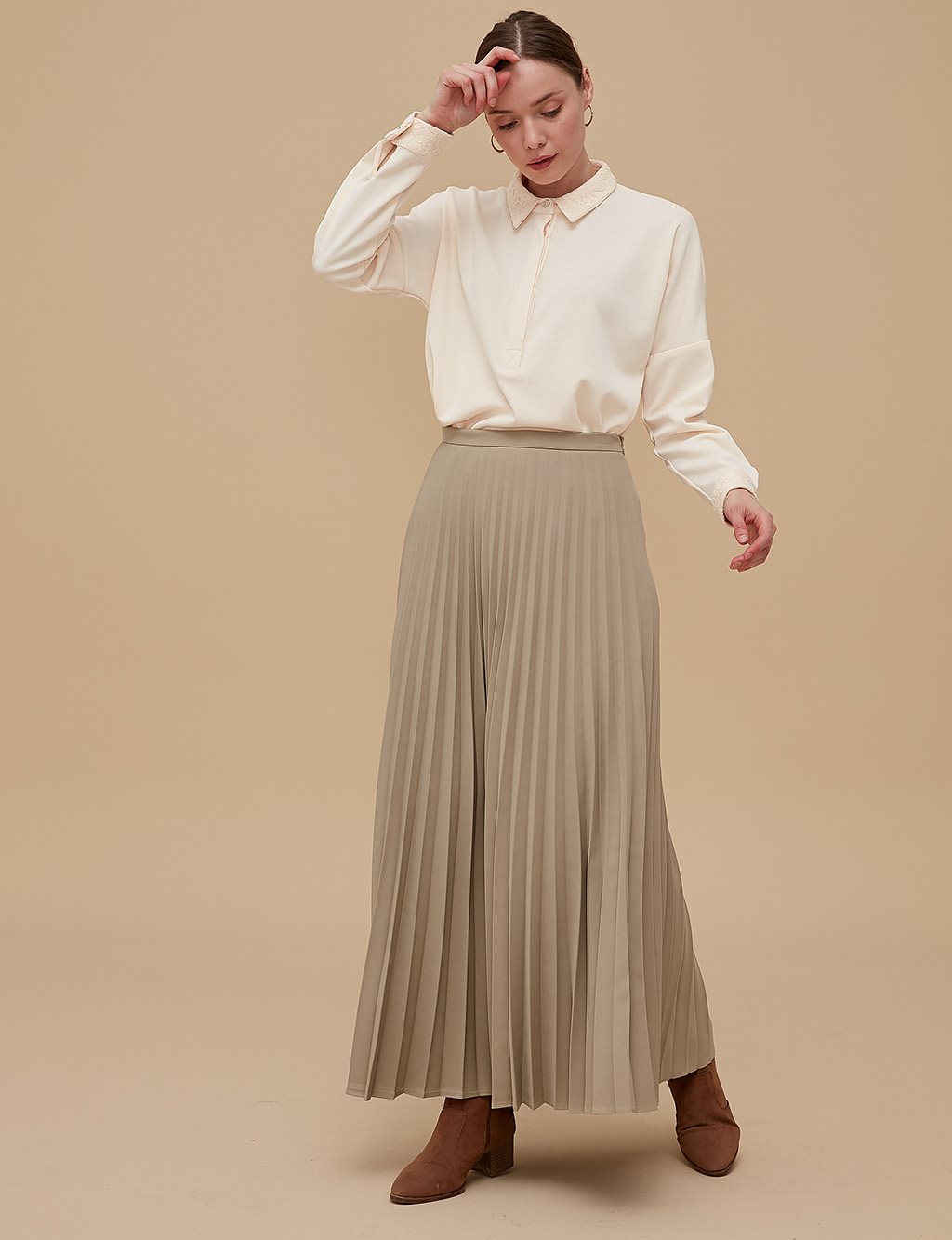 Basic Pleated Skirt SZ 12501 Exuberand