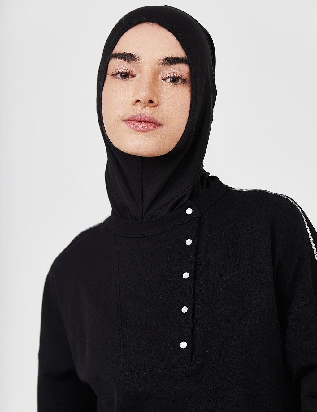 Lycra Sports Bonnet B21 SPK01 Black
