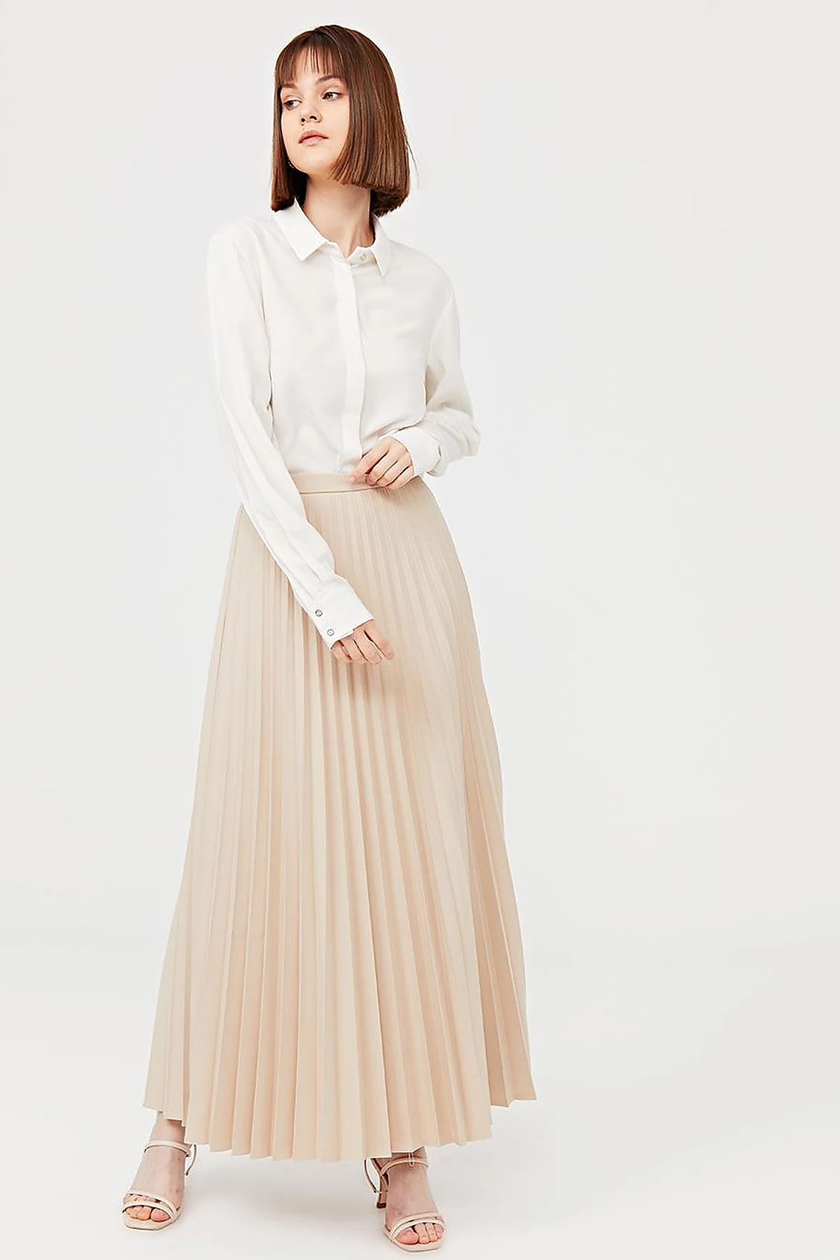 Basic Pilise Etek Krem SZ 12501
