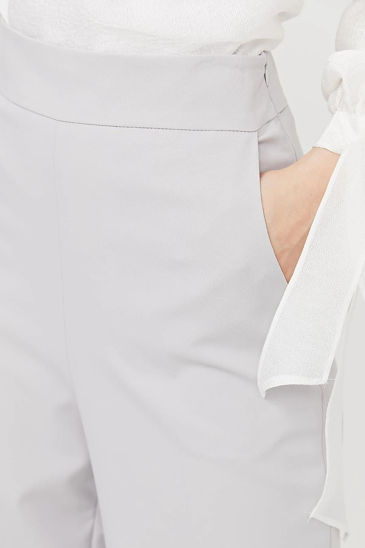 Basic Cepli Pantolon Gri 