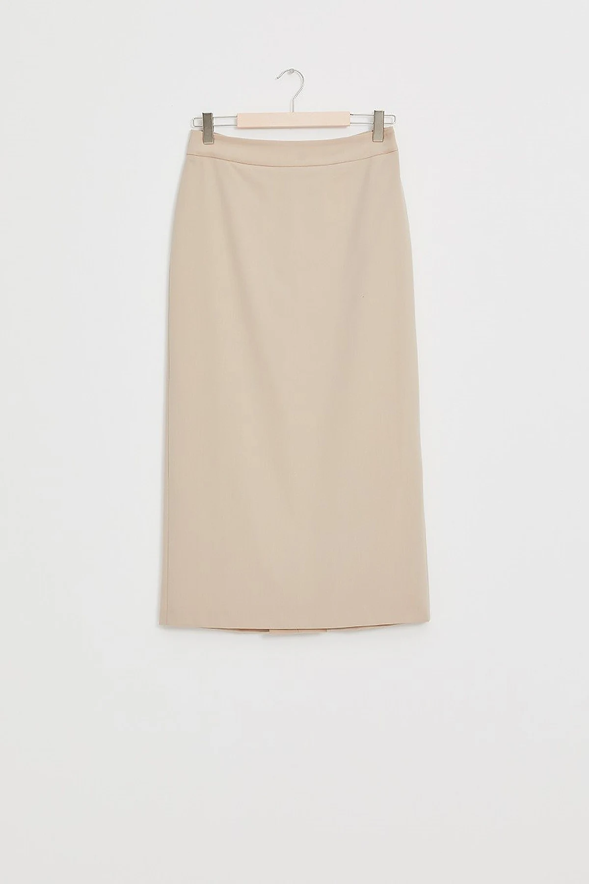 Basic Pencil Skirt Cream