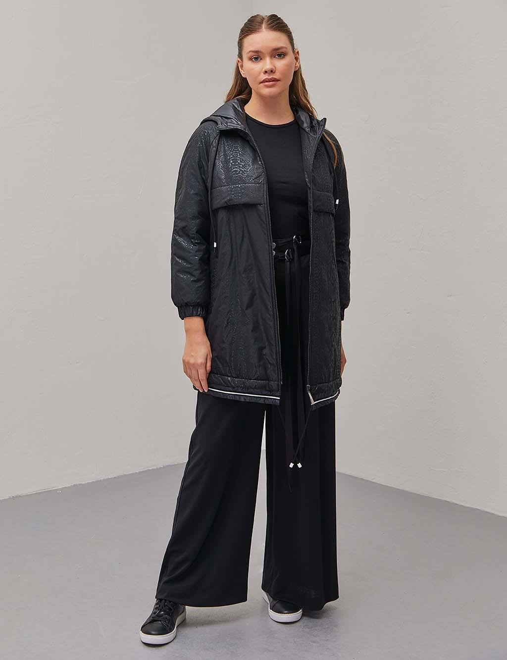 Textured Sports Wear and Go Black