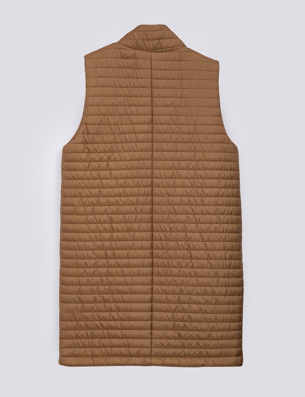 Quilted Inflatable Vest Beige