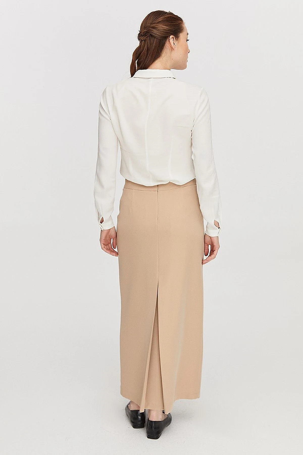 Basic Pencil Skirt Mink