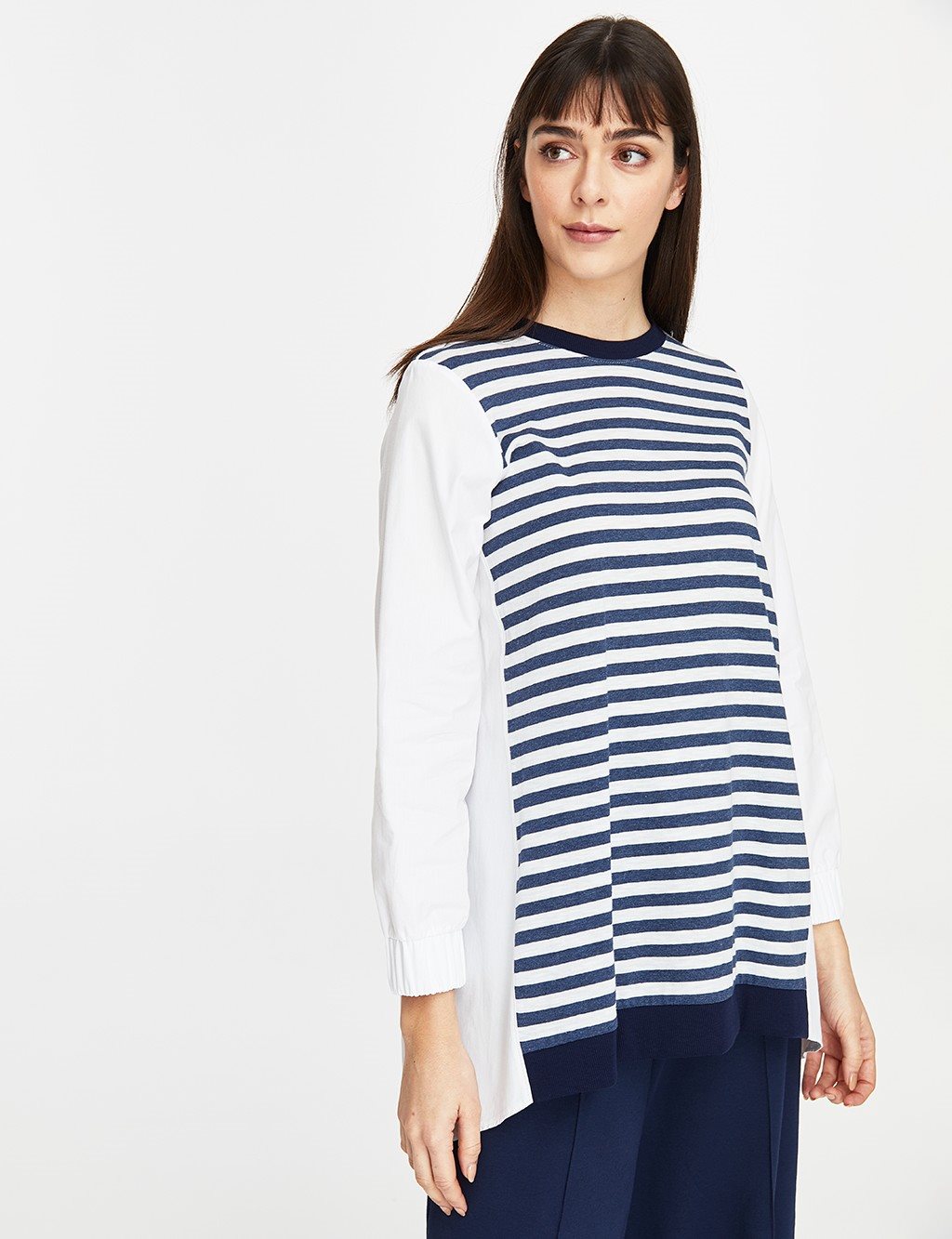 Striped Blouse Ecru